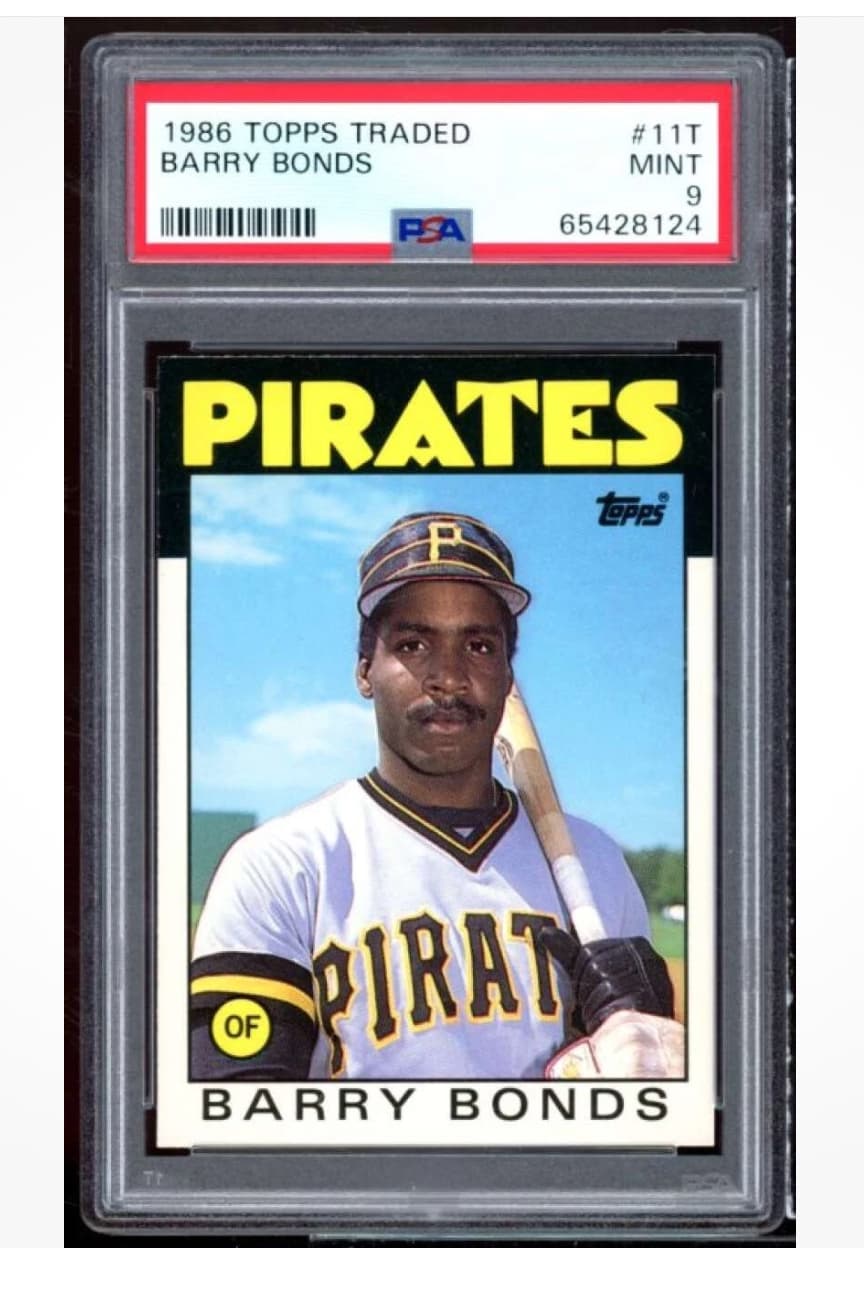 Barry bonds PSA 9